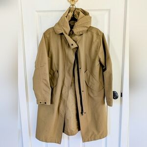 Everlane Renew Anorak Lightweight Rain Jacket Trench Coat - medium
